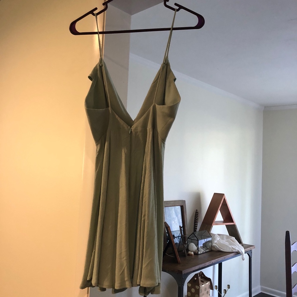 Privacy Please Mint Ruffle Mini Dress - Picture 3 of 6